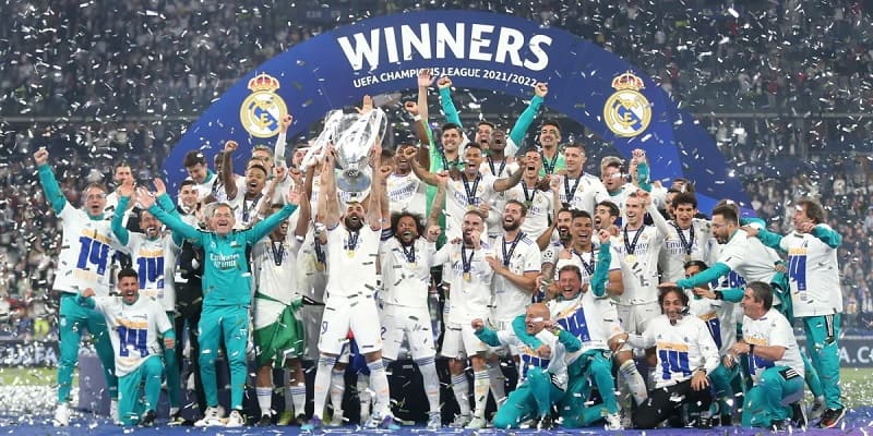 Real Madrid nắm giữ 15 chiếc cúp tai voi trong lịch sử C1