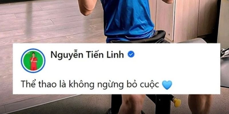 Dòng caption Thể thao là ko ngừng bỏ cuộc hài hước
